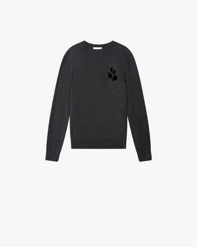 Isabel Marant Antea Logo-detail Pullover In Black