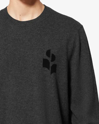 Isabel Marant Antea Logo-detail Pullover In Black