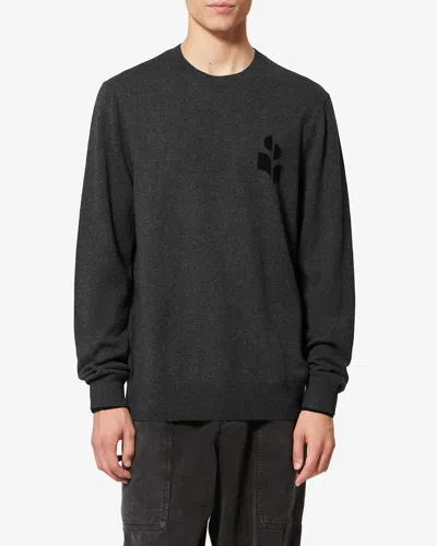 Isabel Marant Antea Logo-detail Pullover In Black