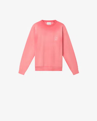 Isabel Marant Mikoy Logo-embroidered Sweatshirt In Pink