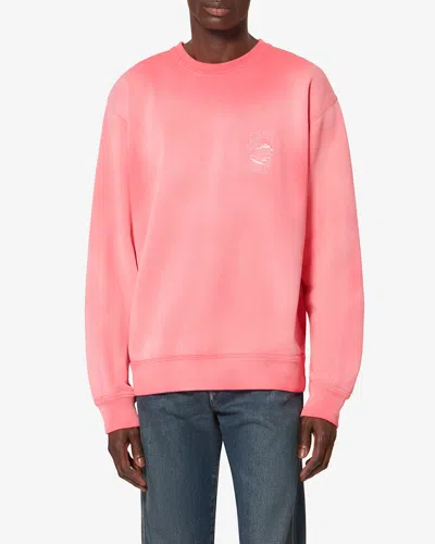 Isabel Marant Mikoy Logo-embroidered Sweatshirt In Pink