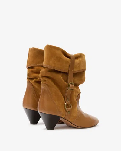 Isabel Marant Boots Darner Buckle In Brown