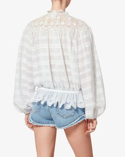 Isabel Marant Étoile Polly Top In White