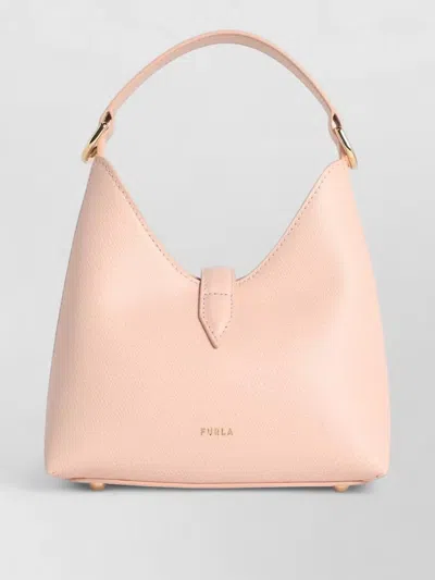 Furla Mini Bag Hobo Iride With Detachable Strap In Pink