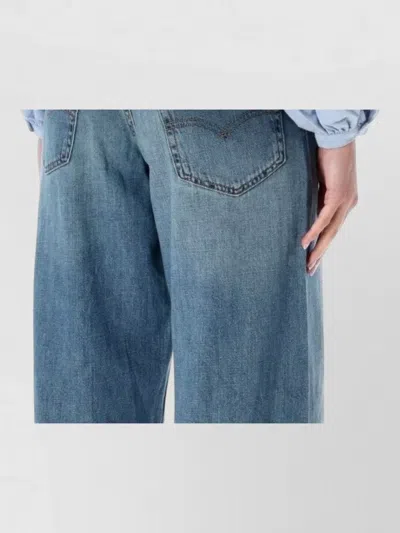 Polo Ralph Lauren Relaxed Fit Shirt Oversized Collar In Blue