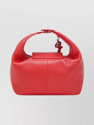 Longchamp Small Shoulder Bag Keychain Accessory In Red