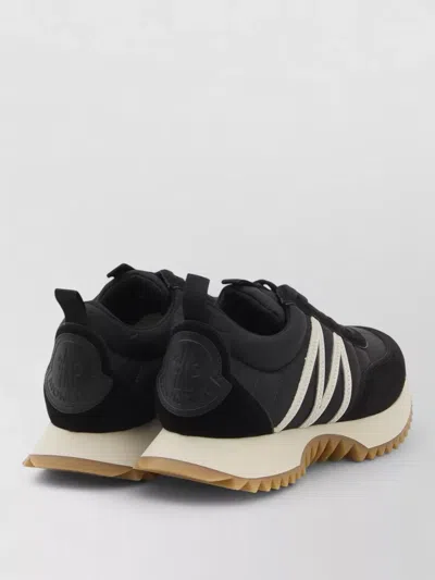 Moncler Modern Sneakers With Unique Design Features In Black