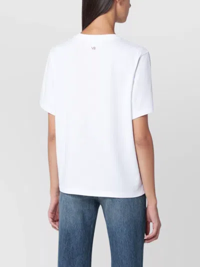 Victoria Beckham Slogan T-shirt In White