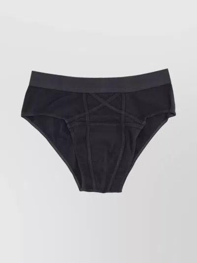 Rick Owens Seamless Briefs For Everyday Comfort In Blue