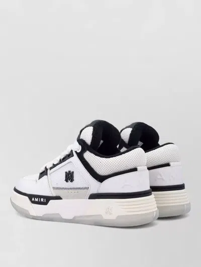 Amiri Padded Collar Sneakers Rubber Sole In White