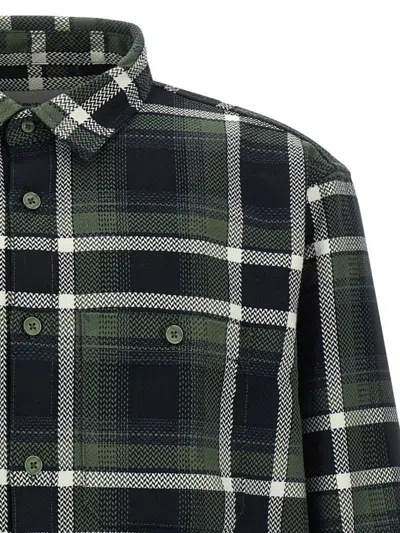 Carhartt Button-down Shirt With Long Sleeves And Pockets In Green