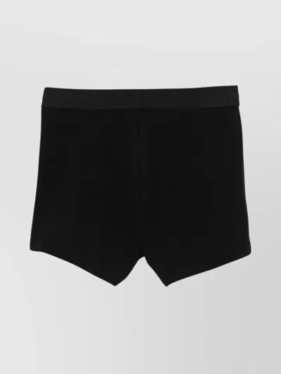 Rick Owens Modern Boxer Brief Seam Detail In Black