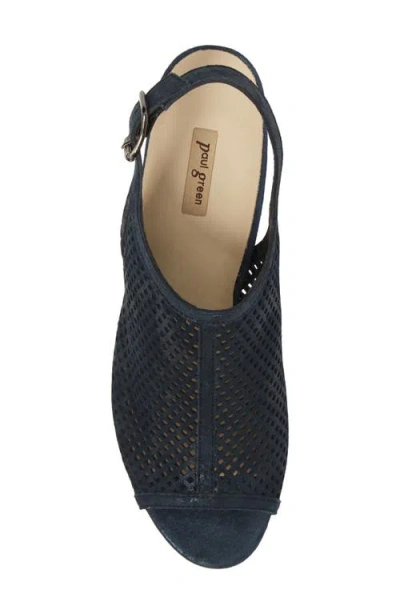 Paul Green Lois Slingback Sandal In Animal Print