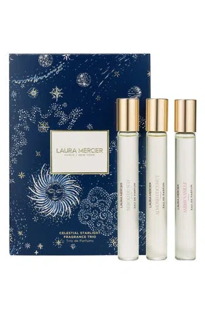 Laura Mercier Celestial Starlight Fragrance Trio $54 Value In Transparent