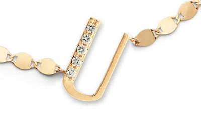 Lana Jewelry Get Personal Diamond Initial Charm Bracelet