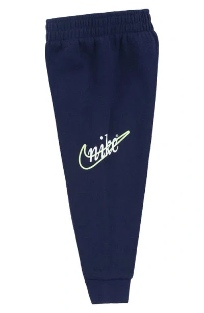 Nike Flower Child Hoodie & Joggers Set In Blue