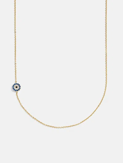 Baublebar 18k Gold Asymmetrical Evil Eye Necklace In Gold