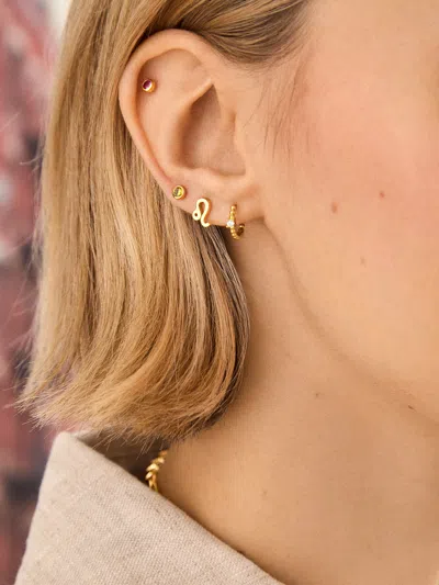 Baublebar 18k Gold Birthstone Stud Earrings In Gold