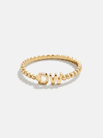 Baublebar 18k Gold Custom Initial Ring In Gold