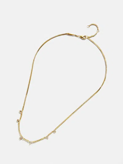Baublebar 18k Gold Spaced Number Custom Necklace In Gold