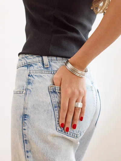 Baublebar Alexia Bangle Bracelet Set In Silver