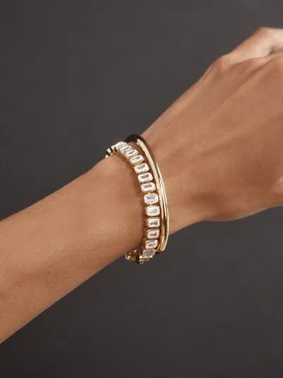 Baublebar Bianca Tennis Bracelet In Gold