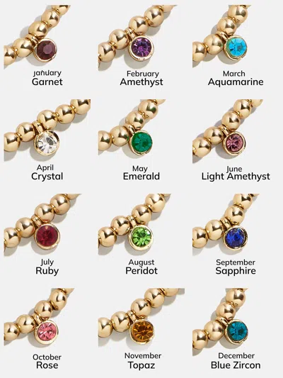 Baublebar Birthstone Pisa Bracelet In Gold