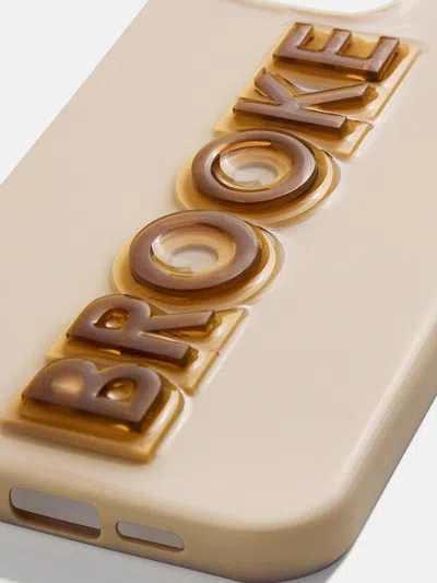 Baublebar Block Font Custom Iphone Case In Neutral