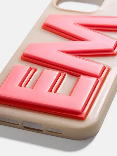 Baublebar Block Font Custom Iphone Case In Neutral