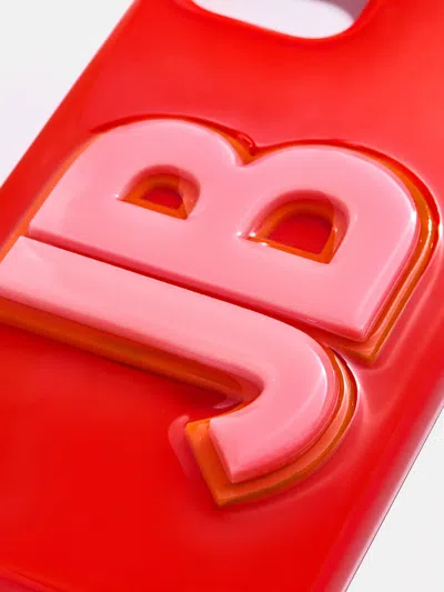 Baublebar Block Font Custom Iphone Case In Red
