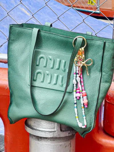 Baublebar Bow Bag Charm In Gold