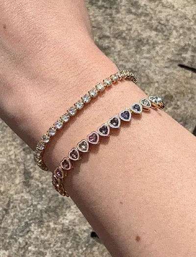 Baublebar Bridget Cubic Zirconia Tennis Bracelet In Gold