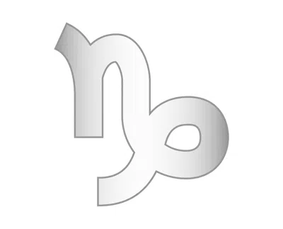 Baublebar Capricorn Mini Zodiac Icon In Silver