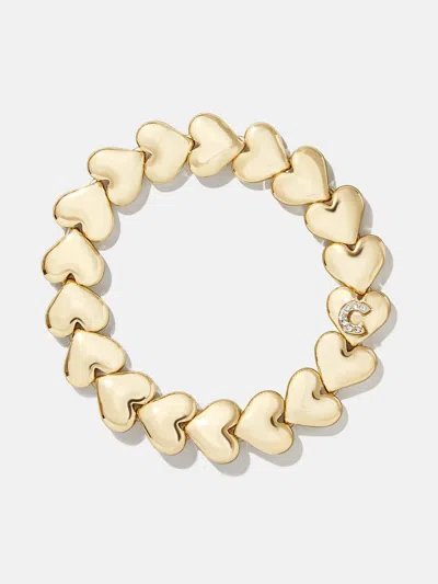 Baublebar Caroline Initial Bracelet In Gold