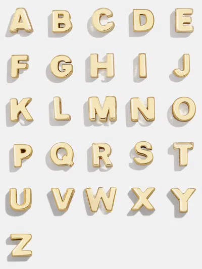 Baublebar Classic Initial Bead In Gold