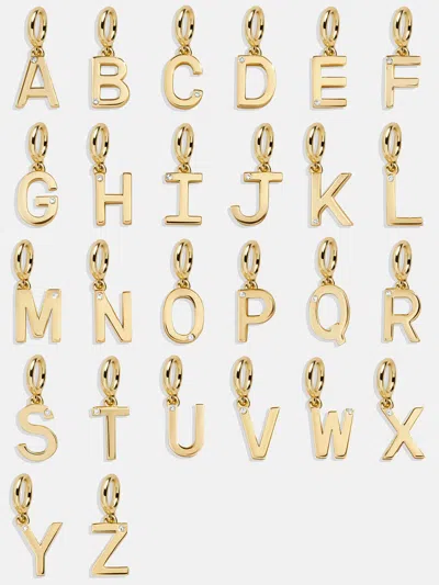 Baublebar Classic Initial Cluster Charm In Gold