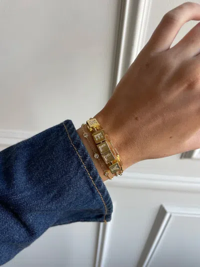 Baublebar Click & Go Custom Bracelet In Gold