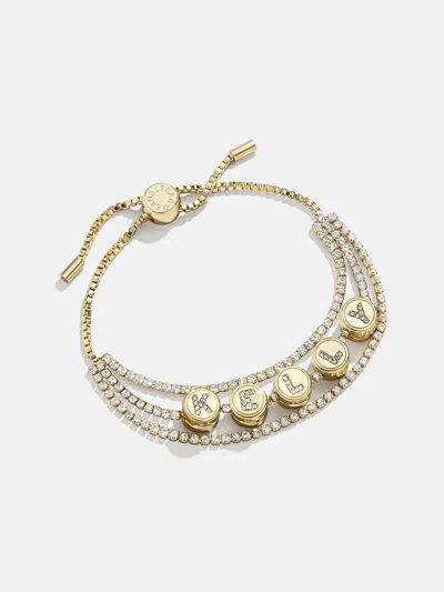 Baublebar Click & Go Custom Bracelet In Gold