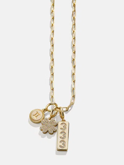 Baublebar Cluster Charm Necklace In Gold