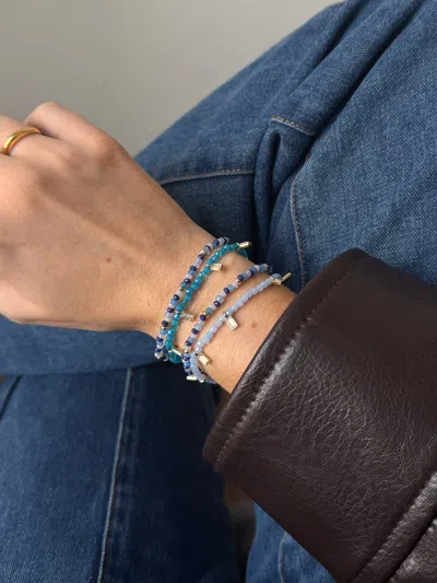Baublebar Crystal Beaded Bracelet In Blue