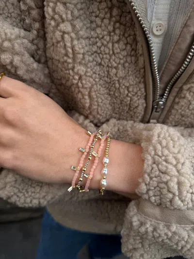 Baublebar Crystal Beaded Bracelet In Pink