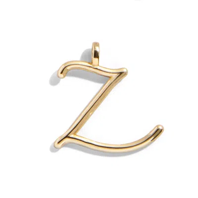 Baublebar Custom Gold Enamel Script Letter Charm In Multi