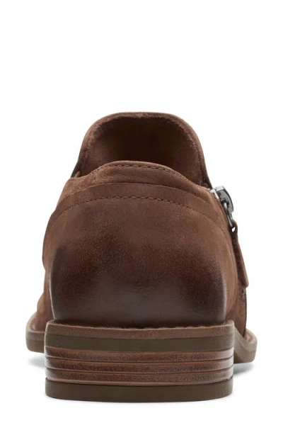 Clarks Camzin Pace Leather Zip Bootie In Multi