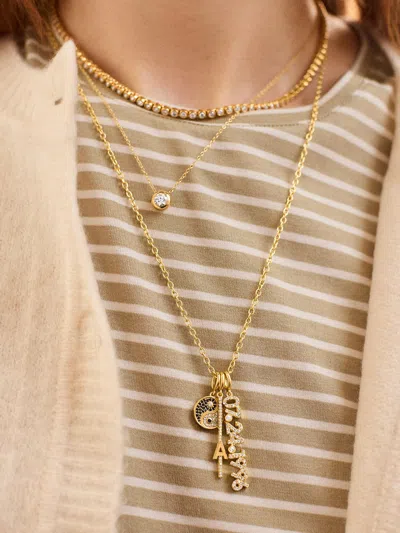 Baublebar Custom Initial Charm In Gold