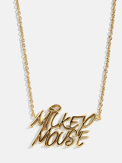Baublebar Disney Character Signature Necklace In Gold
