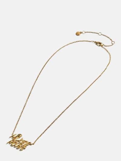 Baublebar Disney Character Signature Necklace In Gold