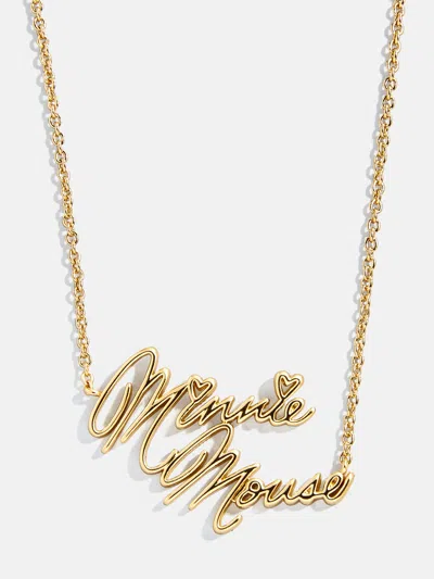 Baublebar Disney Character Signature Necklace In Gold