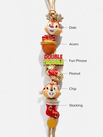 Baublebar Disney Chip ‘n Dale Friends Forever Bag Charm In Gold