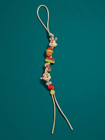 Baublebar Disney Chip ‘n Dale Friends Forever Bag Charm In Gold