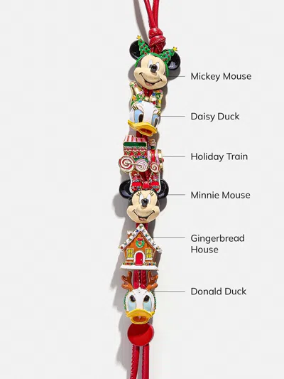 Baublebar Disney Christmas Friends Forever Bag Charm In Red